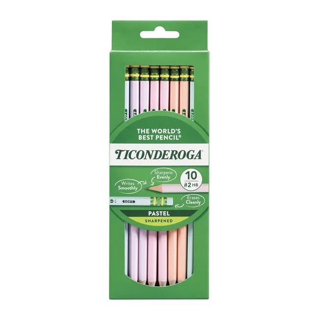 Dixon Ticonderoga The World's Best Pencil Pastel New (soft) 18'li Kurşun Kalem