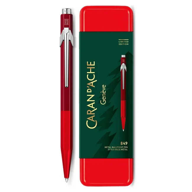 Caran d'Ache 849 Wonder Forest Limited Edition Red Tükenmez Kalem