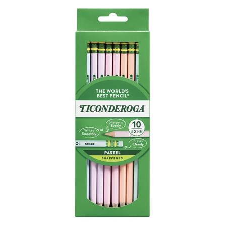 Dixon Ticonderoga The World's Best Pencil Pastel New (soft) 10'lu Kurşun Kalem