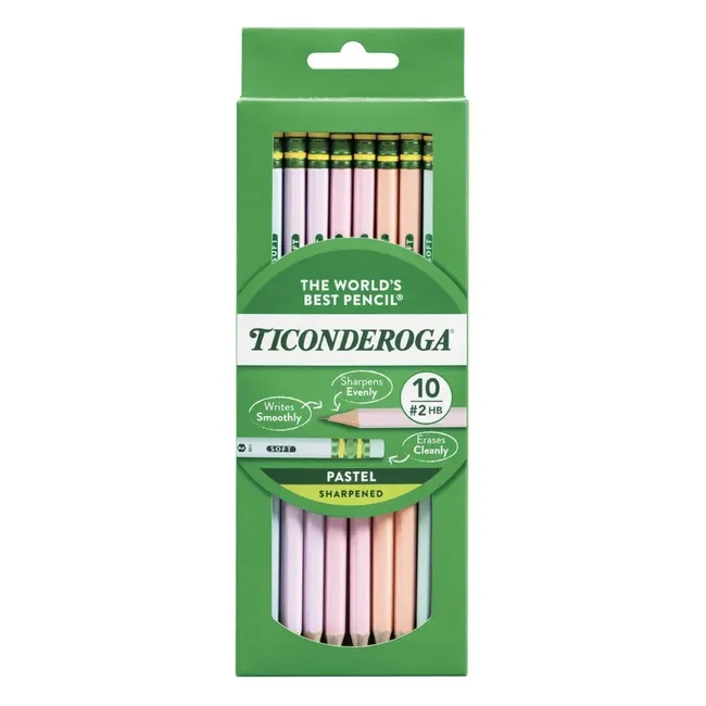 Dixon Ticonderoga The World's Best Pencil Pastel New (soft) 10'lu Kurşun Kalem