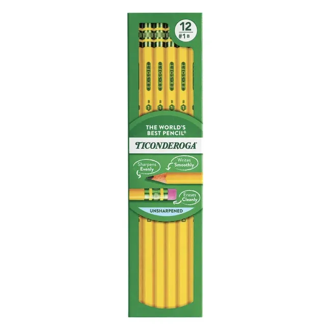 Dixon Ticonderoga The World's Best Pencil Extra Soft 12'li Kurşun Kalem