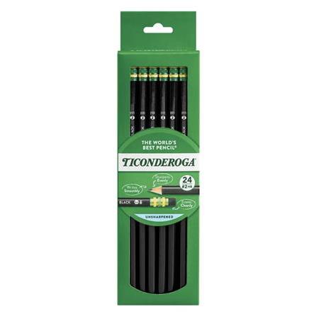 Dixon Ticonderoga The World's Best Pencil New Black 24'lü Kurşun Kalem