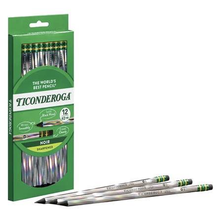 Dixon Ticonderoga The World's Best Pencil Noir ( soft ) 12'li Kurşun Kalem