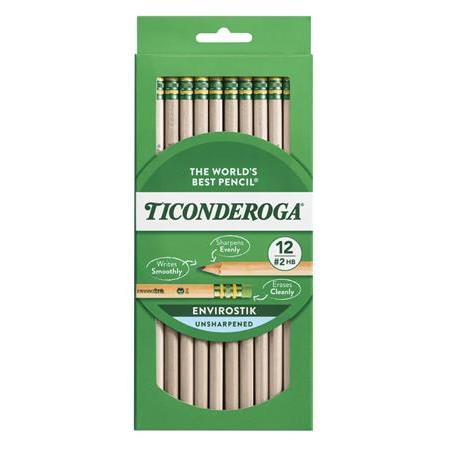 Dixon Ticonderoga The World's Best Pencil Envirostik  12'li Kurşun Kalem