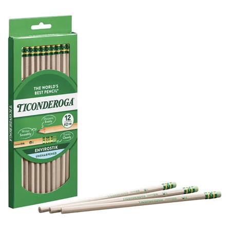 Dixon Ticonderoga The World's Best Pencil Envirostik  12'li Kurşun Kalem