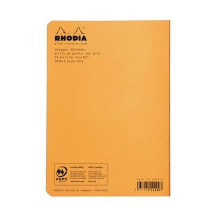 Rhodia A5 Noktalı Turuncu Defter