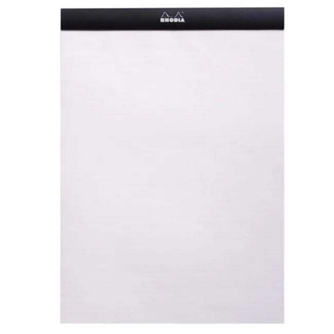 Rhodia A4 Noktalı Siyah Zımbalı Bloknot Defter