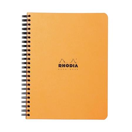 Rhodia A5+ Kareli Turuncu Spiralli Defter