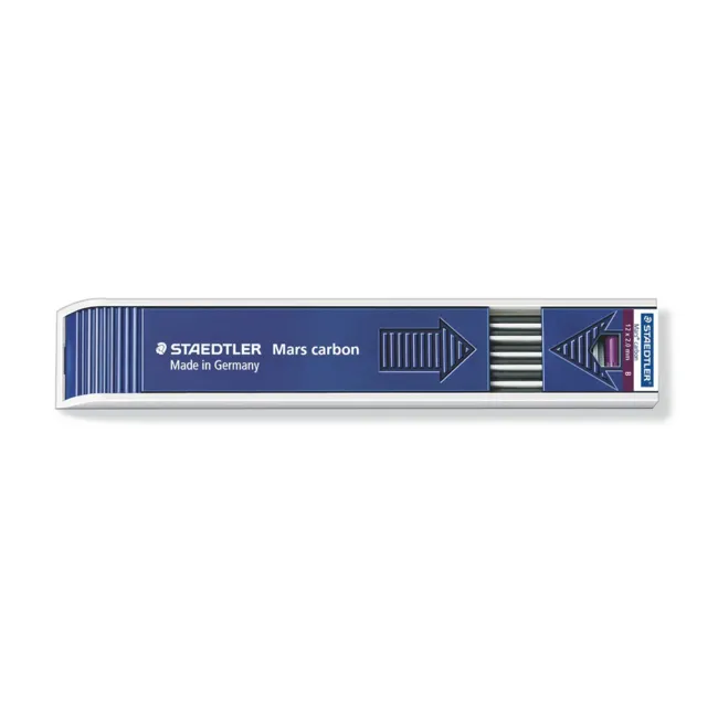 Staedtler Mars Carbon 2 mm Siyah B Portmin Kalem Ucu