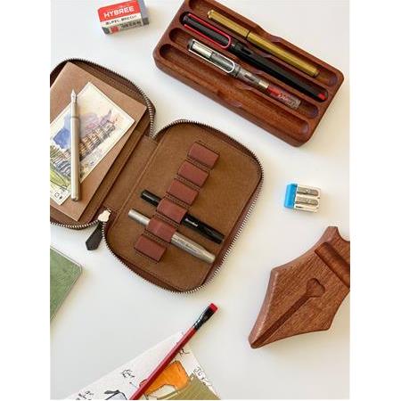 Eng Leather Cortado A6 Ebatlı 6'lı Kalem Kılıfı
