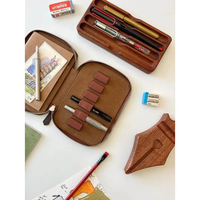 Eng Leather Cortado A6 Ebatlı 6'lı Kalem Kılıfı