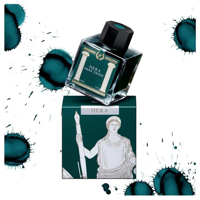 Laban Greek Mythology II Hera Dark Green Mürekkep