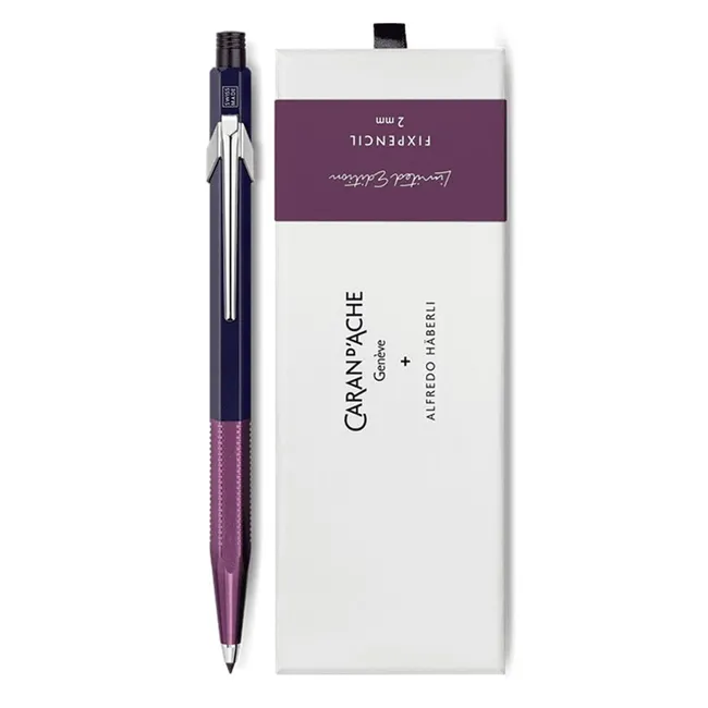 Caran d'Ache Alfredo Haberli Limited Edition Plum Fix Pencil