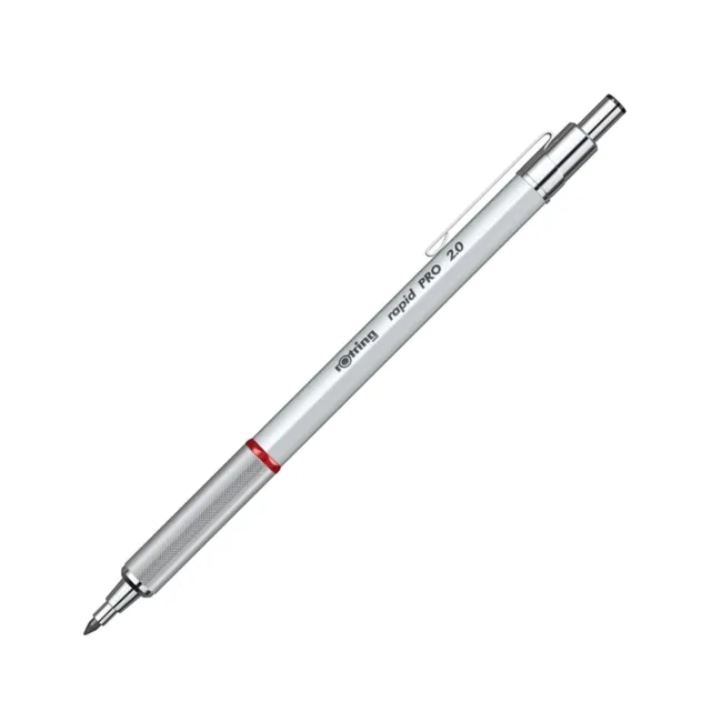 Rotring Rapid Pro 2 mm Mat Gümüş Portmin Kalem