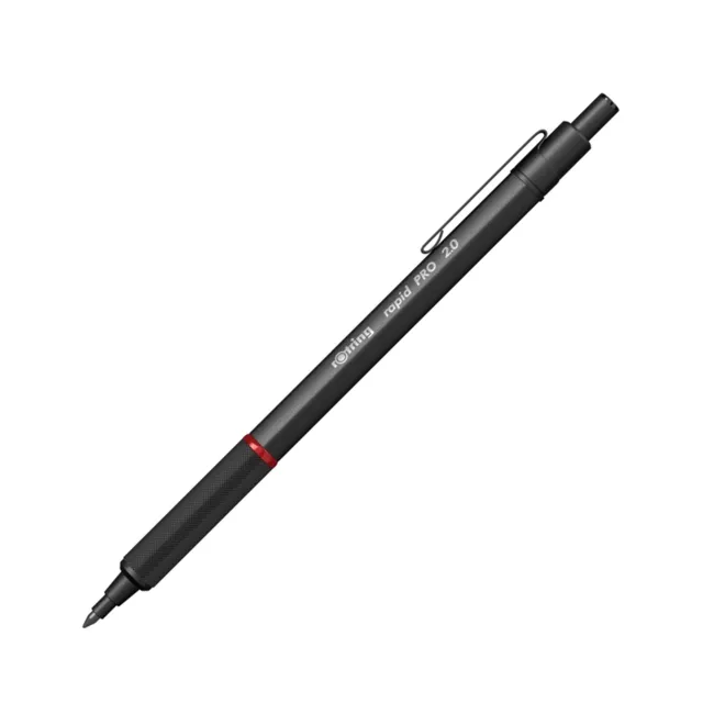 Rotring Rapid Pro 2 mm Mat Siyah Portmin Kalem