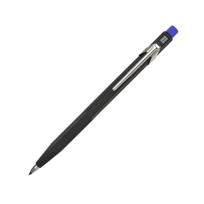 Caran d'Ache 2 mm Textured Grip Mavi Portmin Kalem