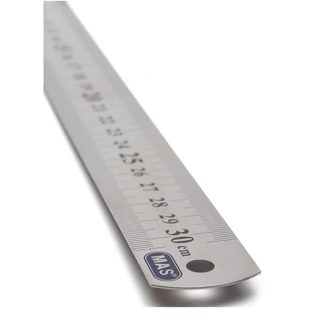 Mas 30 cm Çelik Cetvel